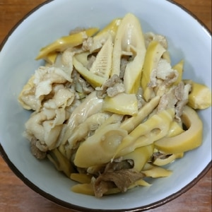 作り置きにも！簡単☆鶏もも肉と筍の煮物☆はちく筍